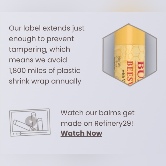 🌸 Burt's Bees Beeswax Lip Balm 4 Pack NIB / NWT - Picture 8 of 11